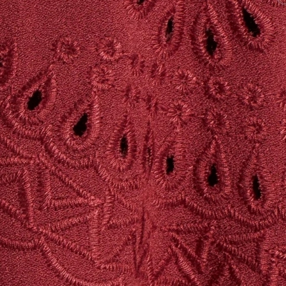 NWT Storee Eyelet Embroidered Blouse - Picture 6 of 14